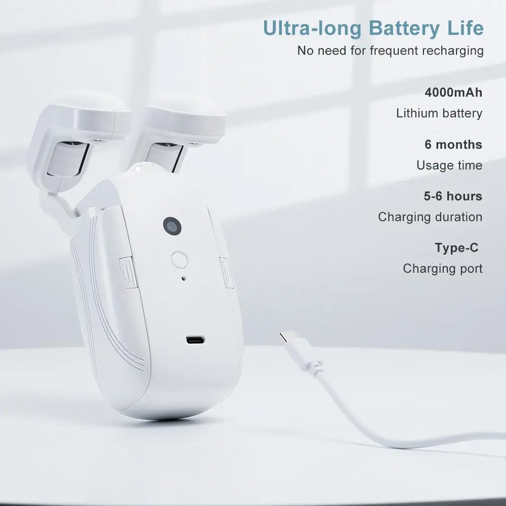 2-Piece Smart Electric Curtain Opener with Remote Control – Quiet Automatic Motorized Curtain System