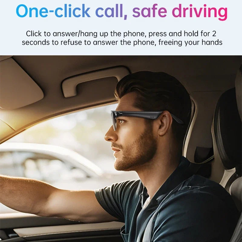 AI Smart Glasses – Bluetooth Audio, Music & Real-Time Translation