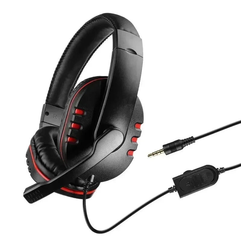 Wired Gaming Headset with Microphone – 3.5mm Stereo Headphones