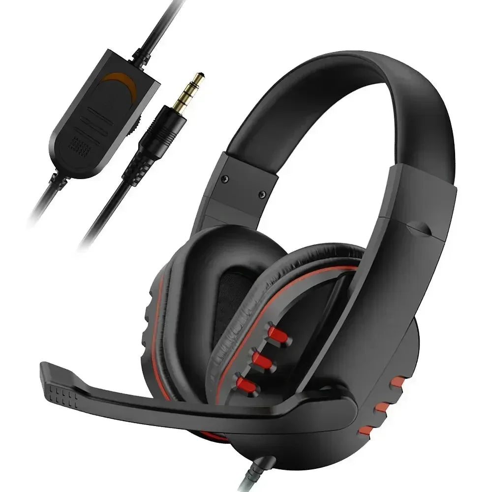 Wired Gaming Headset with Microphone – 3.5mm Stereo Headphones