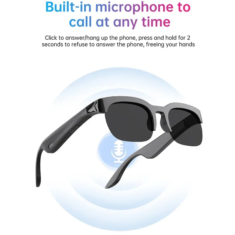 AI Smart Glasses – Bluetooth Audio, Music & Real-Time Translation